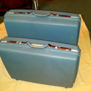 Vintage Samsonite Luggage Set circa 1970s